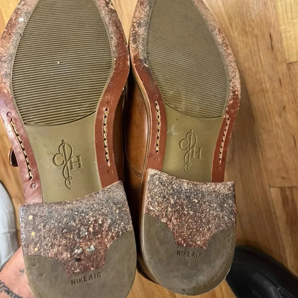Cole-haan Men's Brown and Tan Oxfords